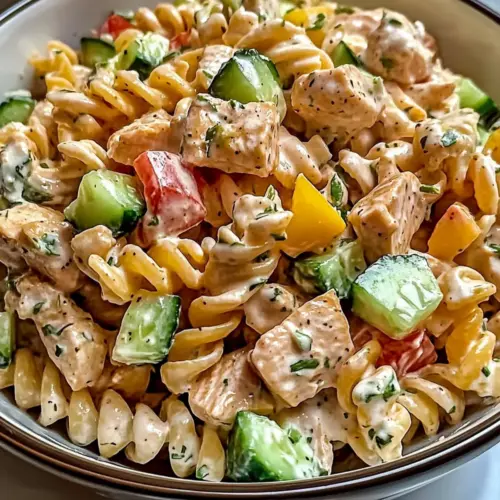 Barbecue Chicken Pasta Salad