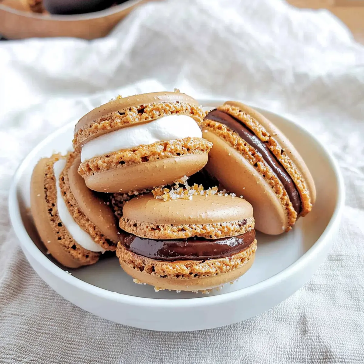S'mores Macarons