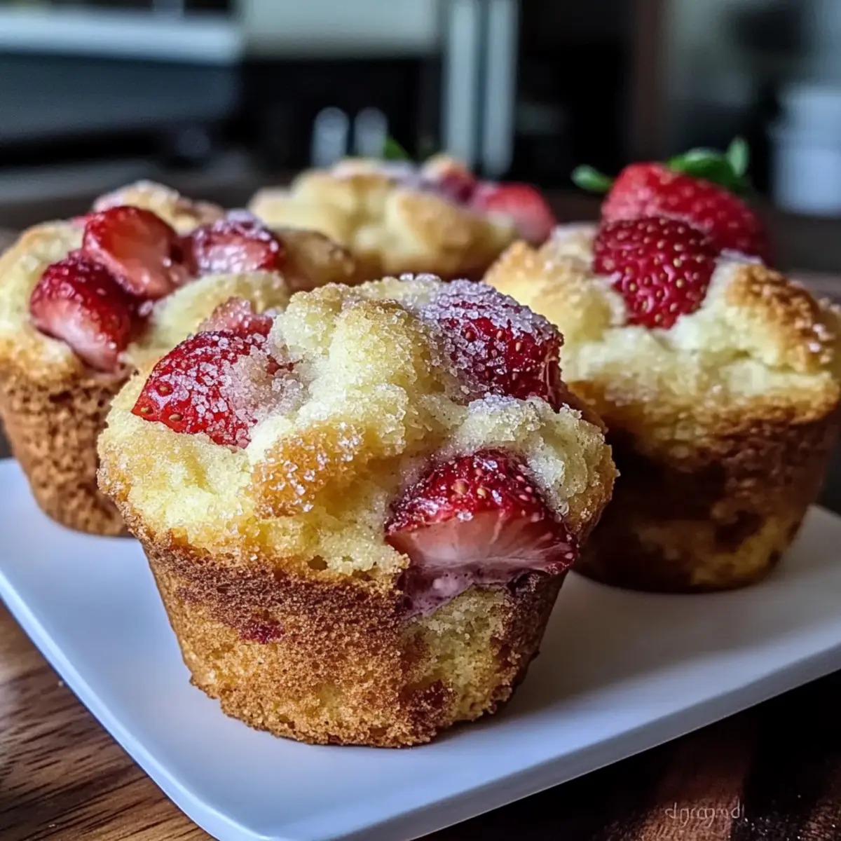 Strawberry Shortcake Muffins