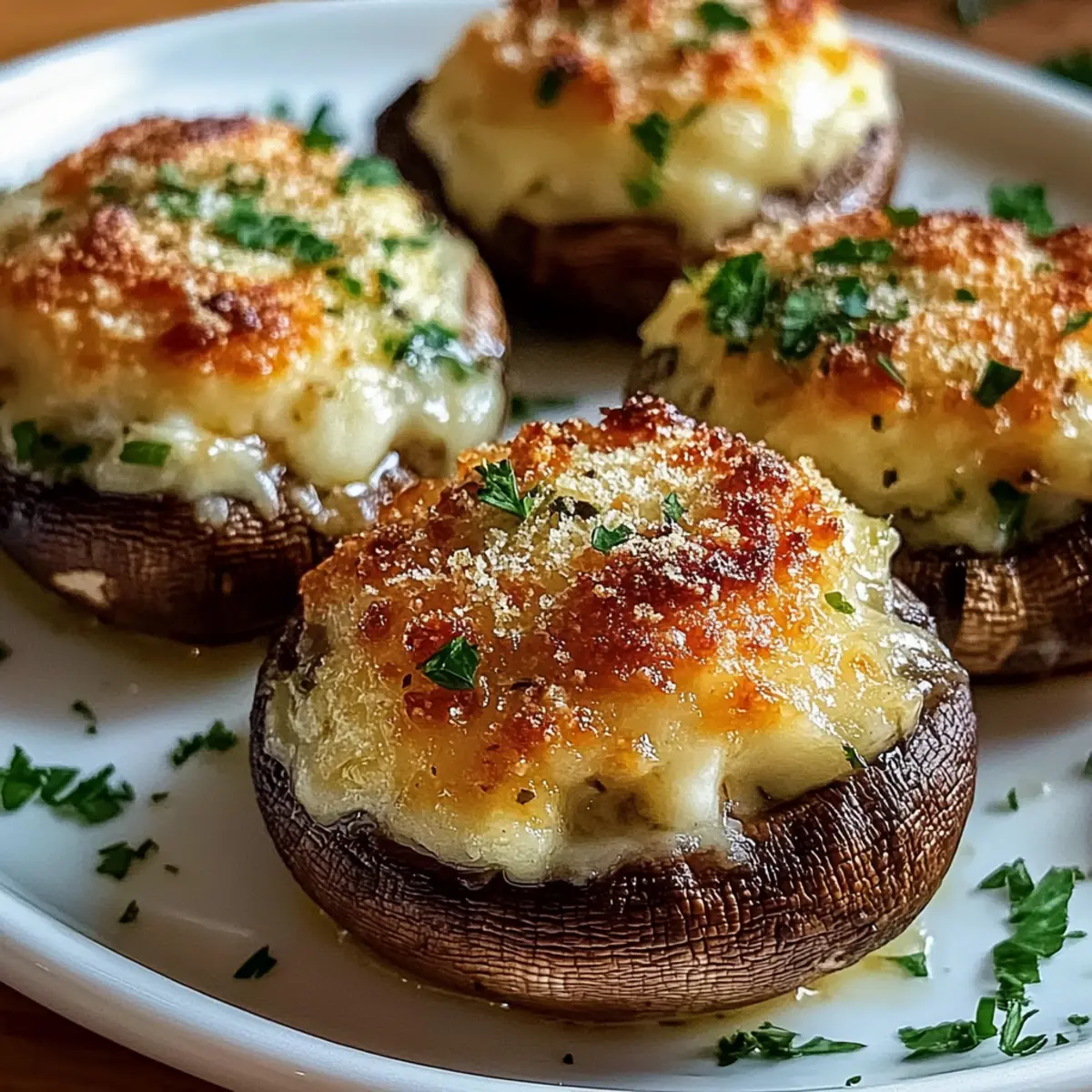 Easy Stuffed Mushrooms