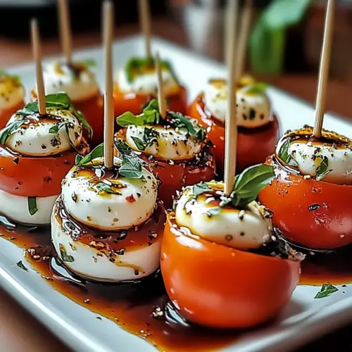 Fresh Mini Caprese Bites