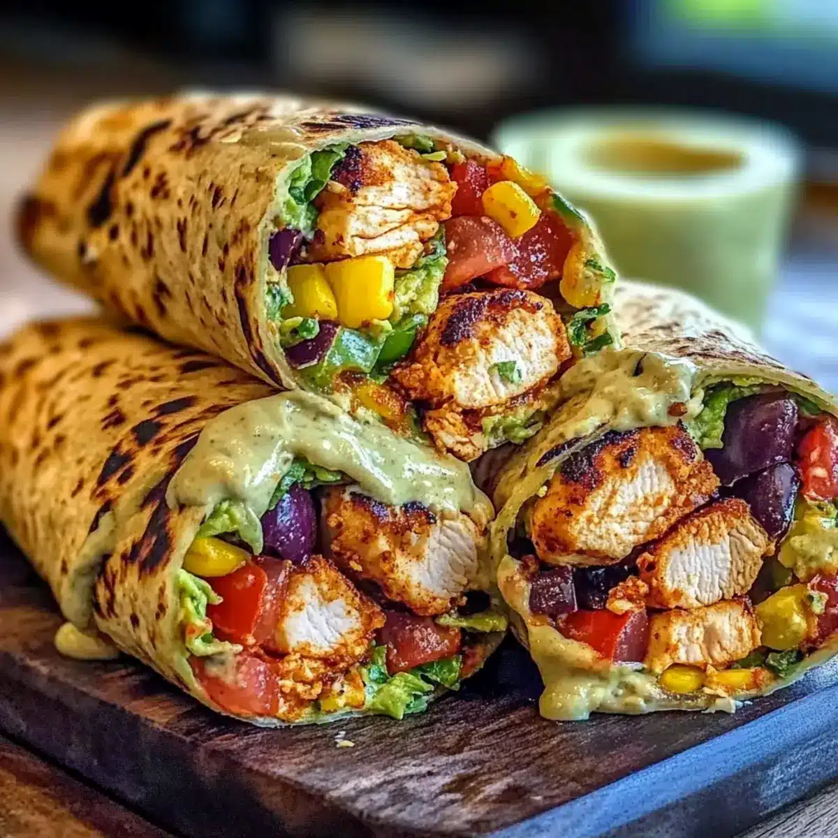Southwest Chicken Wraps