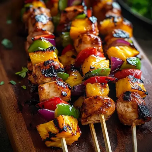 Chicken Pineapple Kabobs