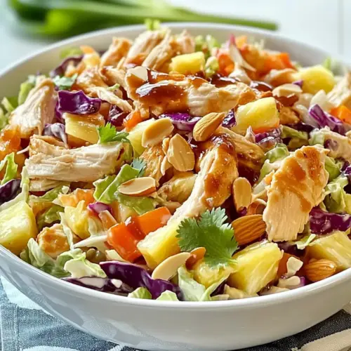 Hawaiian Chicken Slaw Salad