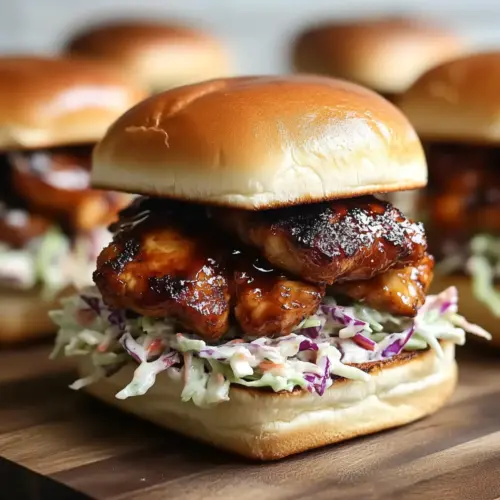 Honey Chipotle Chicken Sliders