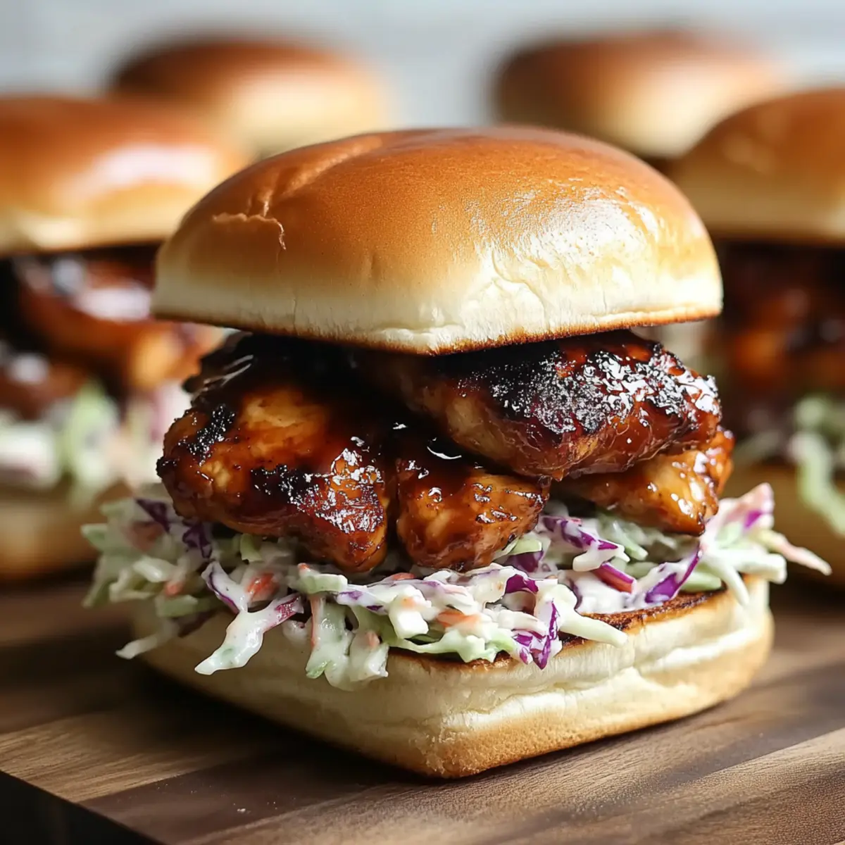 Honey Chipotle Chicken Sliders