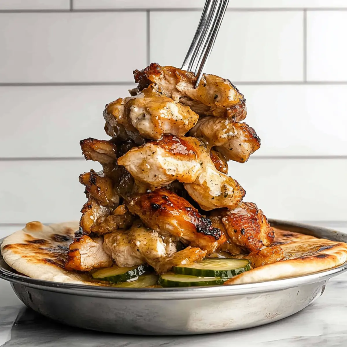 Greek Chicken Gyros