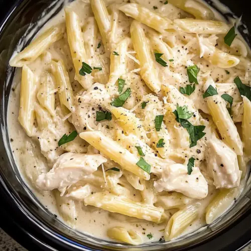 Crockpot Chicken Alfredo