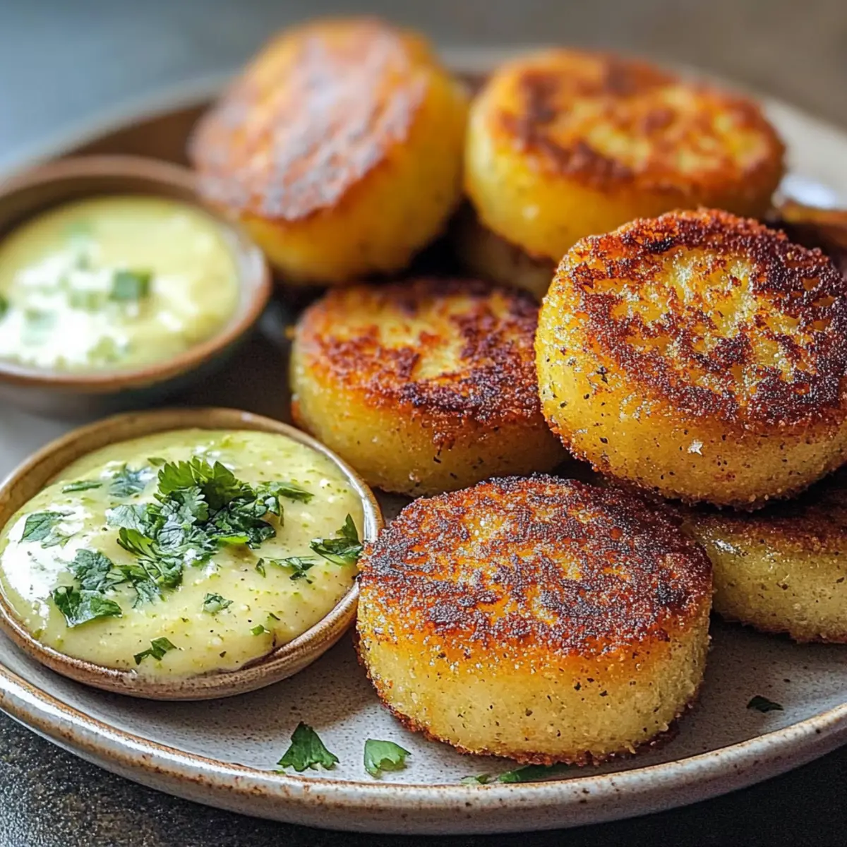 Crispy Caribbean Yucca Cakes