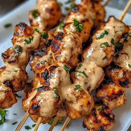 Bang Bang Chicken Skewers