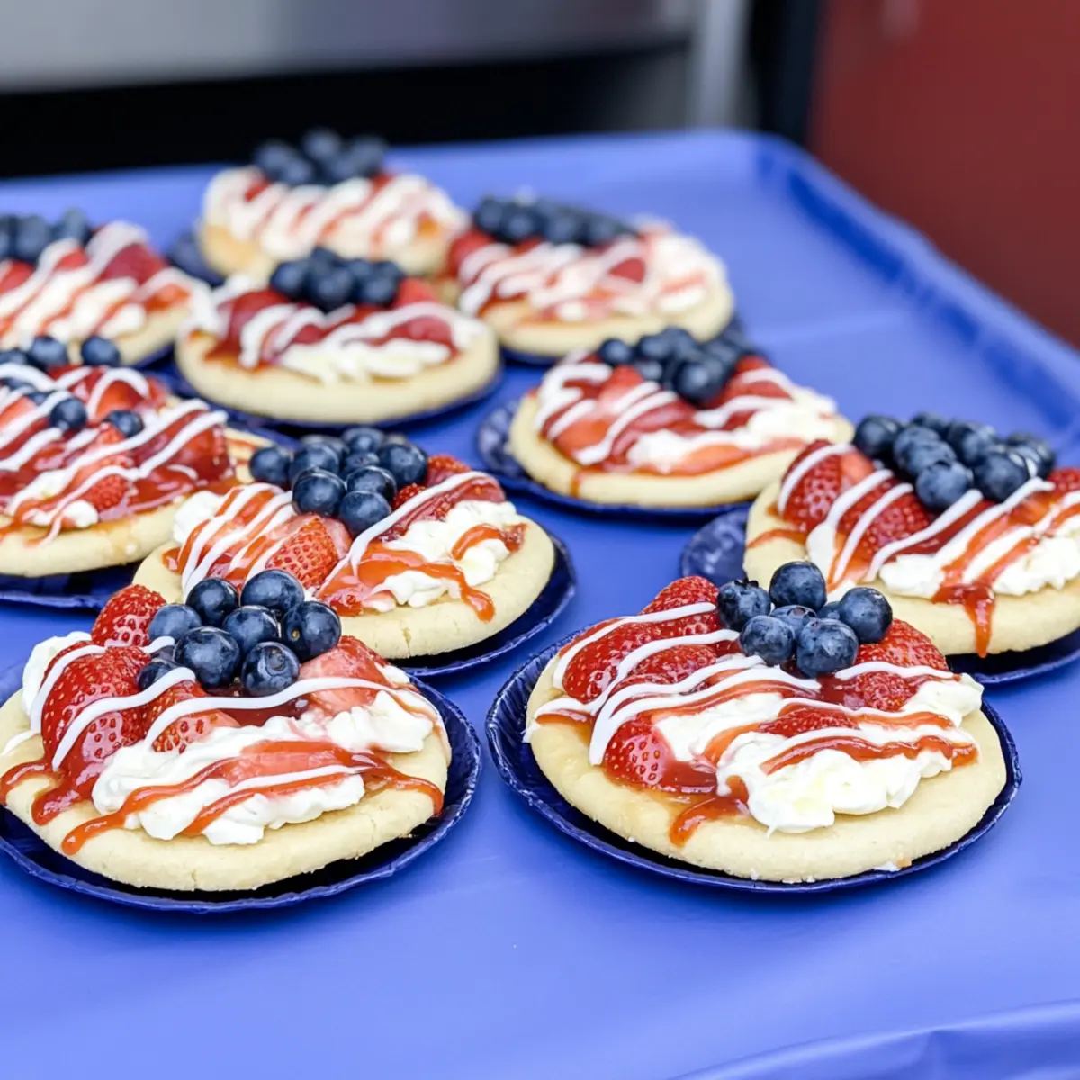 Mini Fruit Pizzas