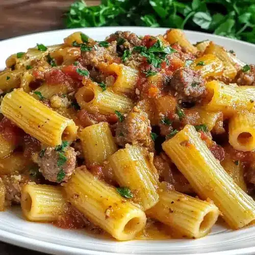 Italian Sausage Rigatoni Pasta