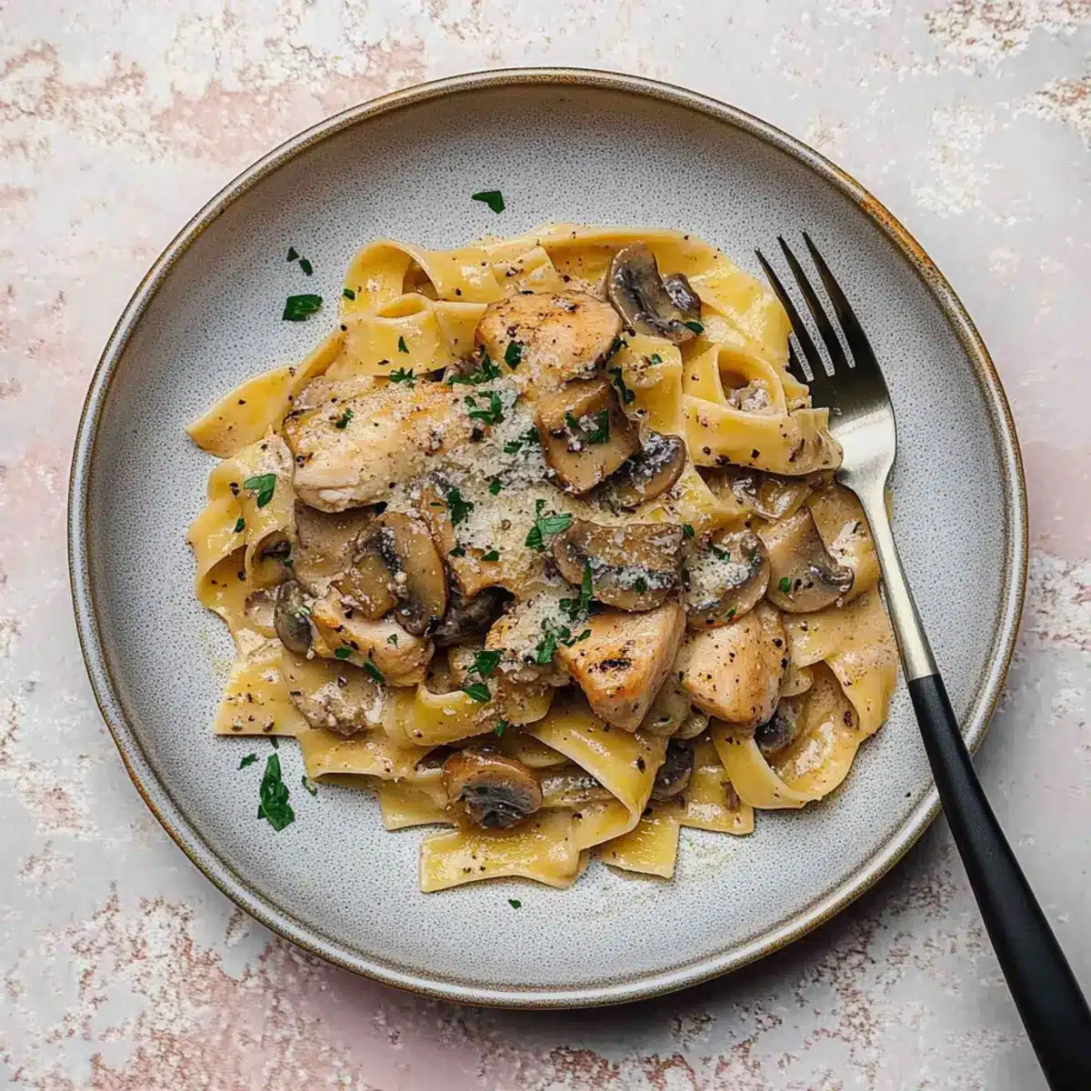Chicken Marsala Pasta