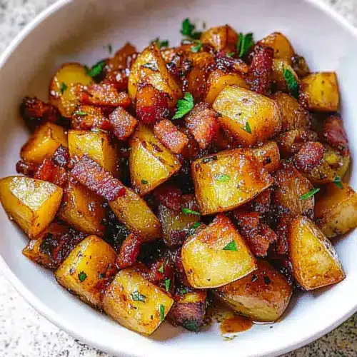 Honey Bacon Roasted Potatoes