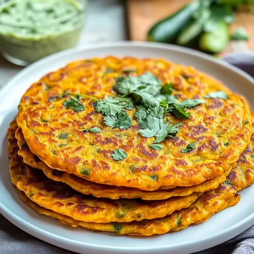 Masoor Dal Chilla | Savory Red Lentil Pancakes