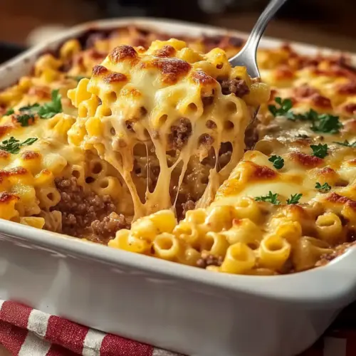 Cheeseburger Pasta Casserole