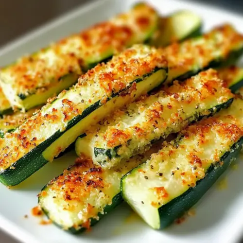 Parmesan Crusted Zucchini