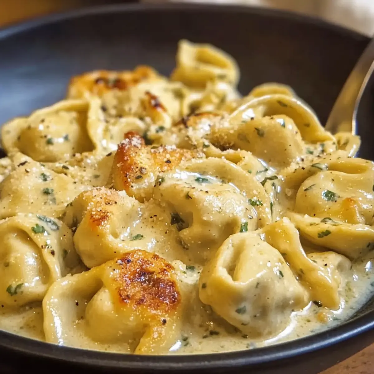 Garlic Parmesan Chicken Tortellini