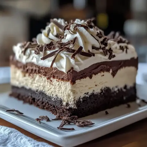 Brownie Refrigerator Cake