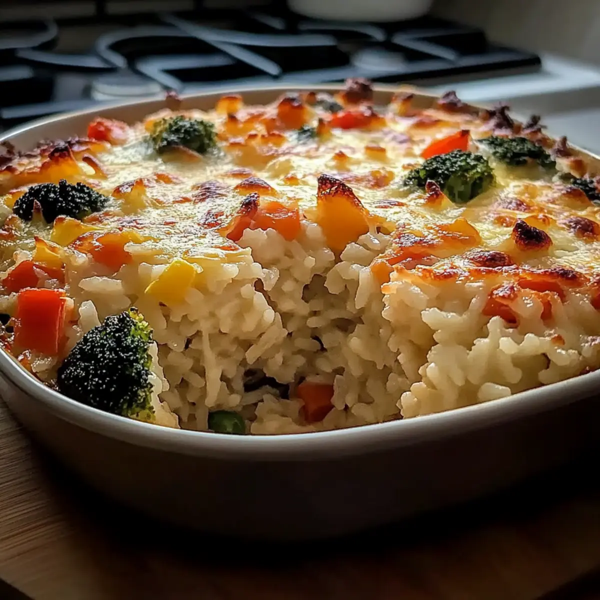 30-Minute Fast Veggie Rice Bake