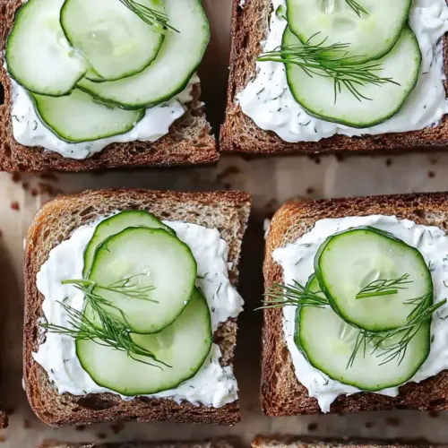 Mini Cucumber Sandwiches