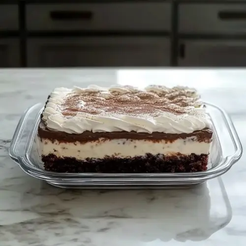 Brownie Refrigerator Cake