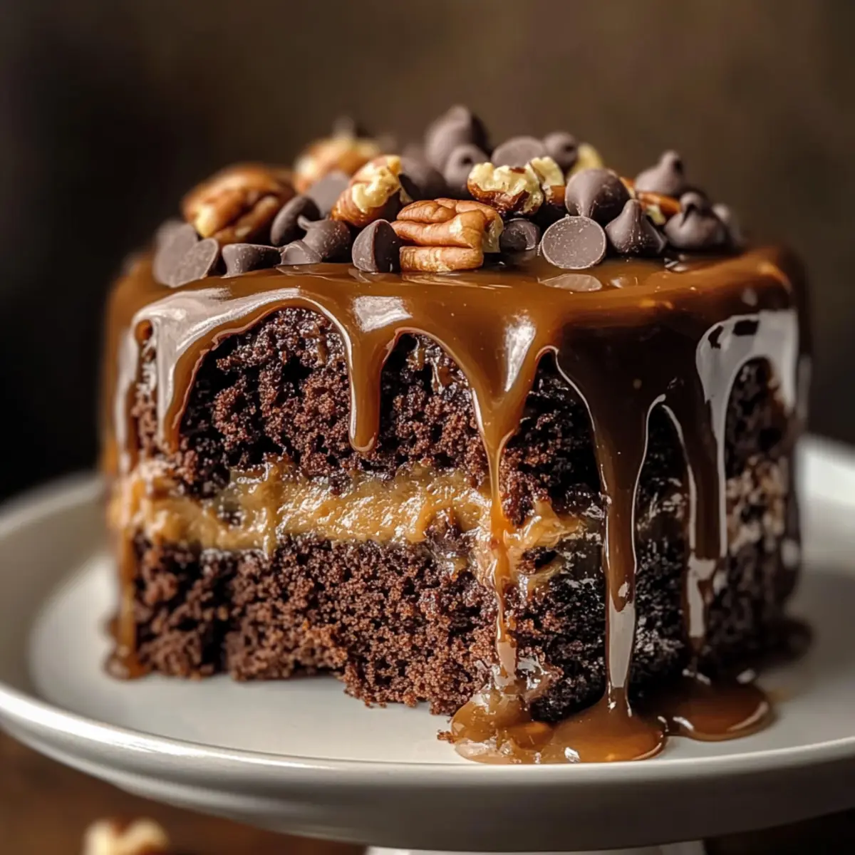 Turtle Poke Cake