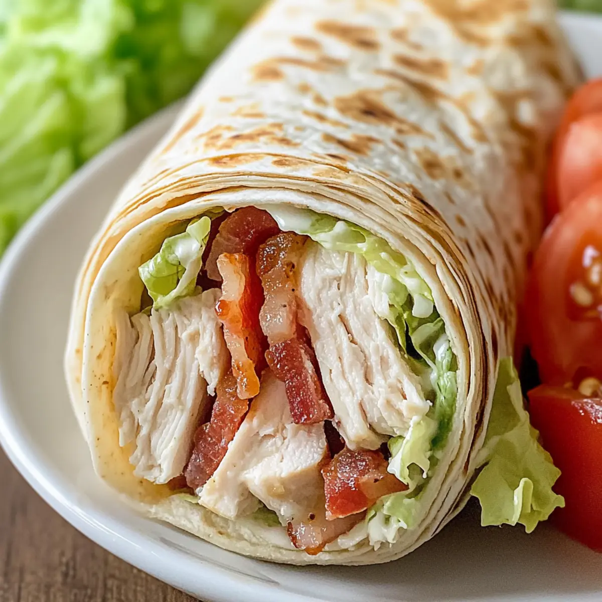 Chicken Bacon Ranch Wraps