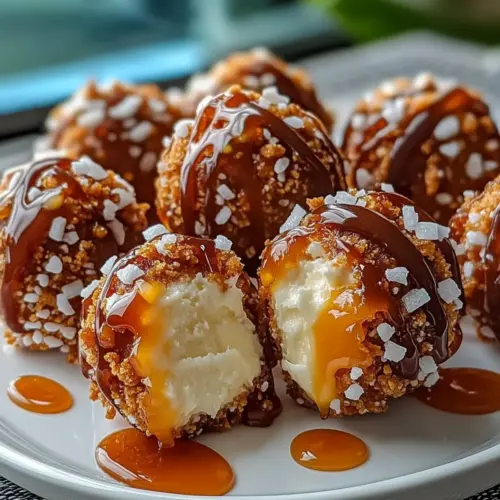 Salted Caramel Pretzel Cheesecake Balls
