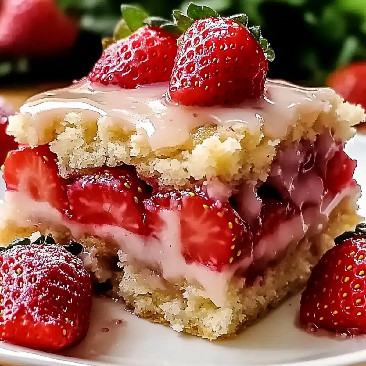 Strawberry Shortcake Bars