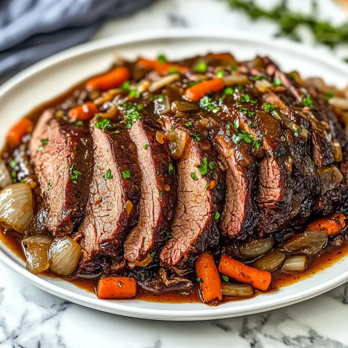 Red Wine Braised Brisket Recipe