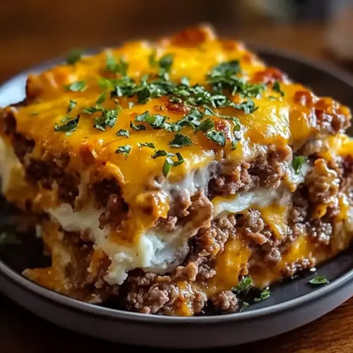 Cheesy Loaded Meatloaf Casserole