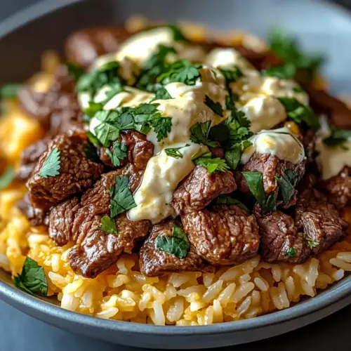 Steak & Queso Rice