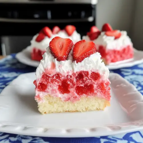 Strawberry Poke Cake