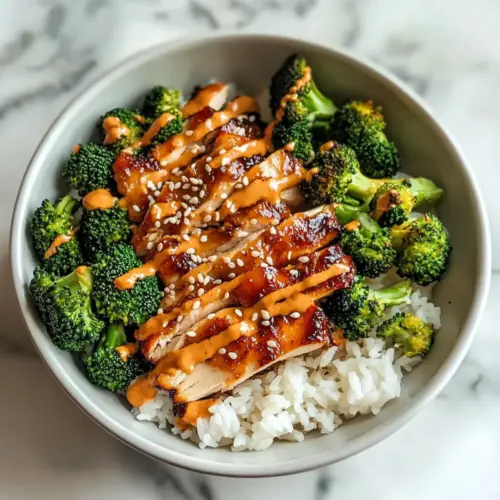 Sticky Chicken Rice Bowls