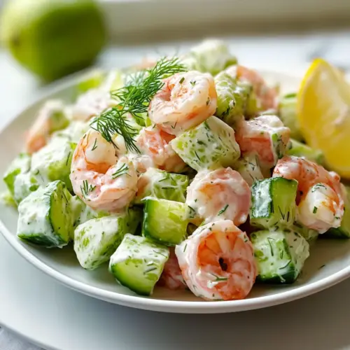 Cucumber Shrimp Salad
