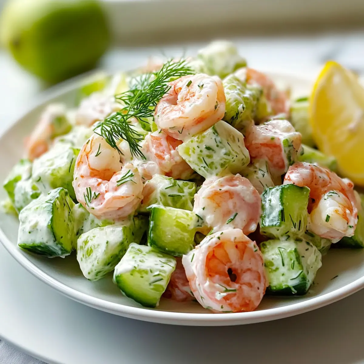 Cucumber Shrimp Salad