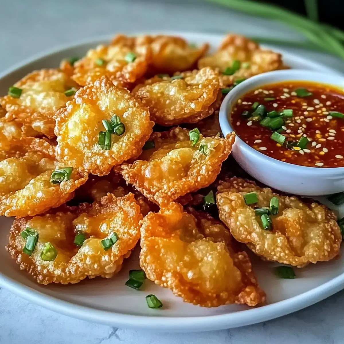 Crispy Fried Wonton Shrimp