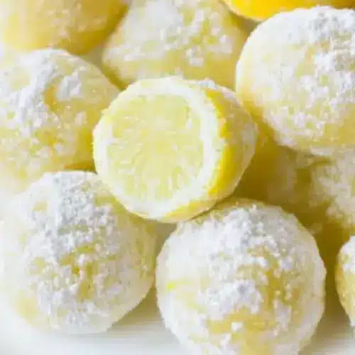 White Chocolate Lemon Truffles