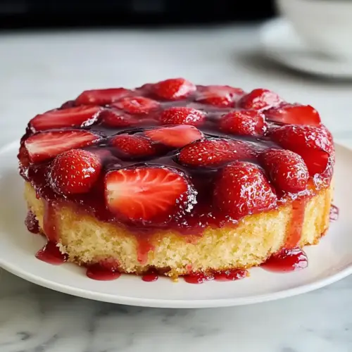 Strawberry Upside Down Cake