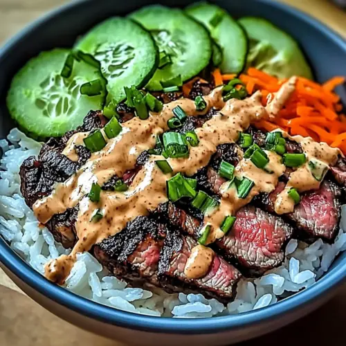 Korean BBQ Steak Rice Bowls