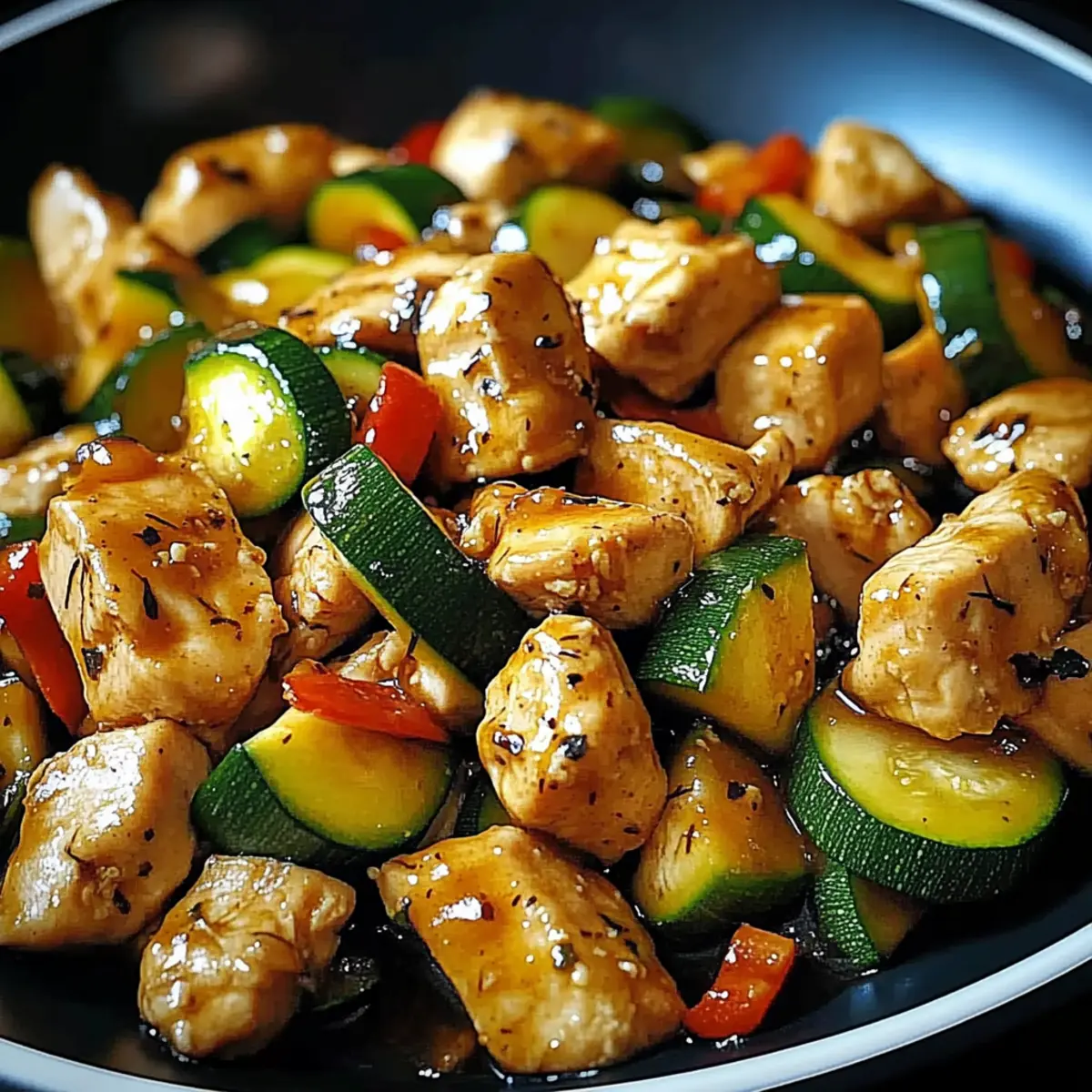 Chicken Zucchini Stir Fry