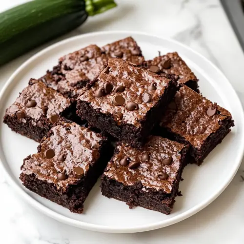 Easy Fudgy Zucchini Brownies