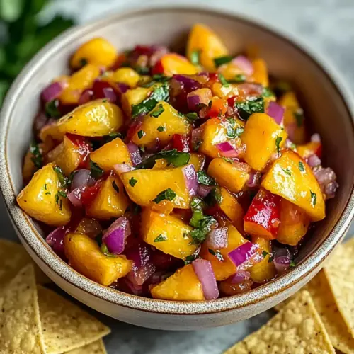 Fresh Peach Salsa