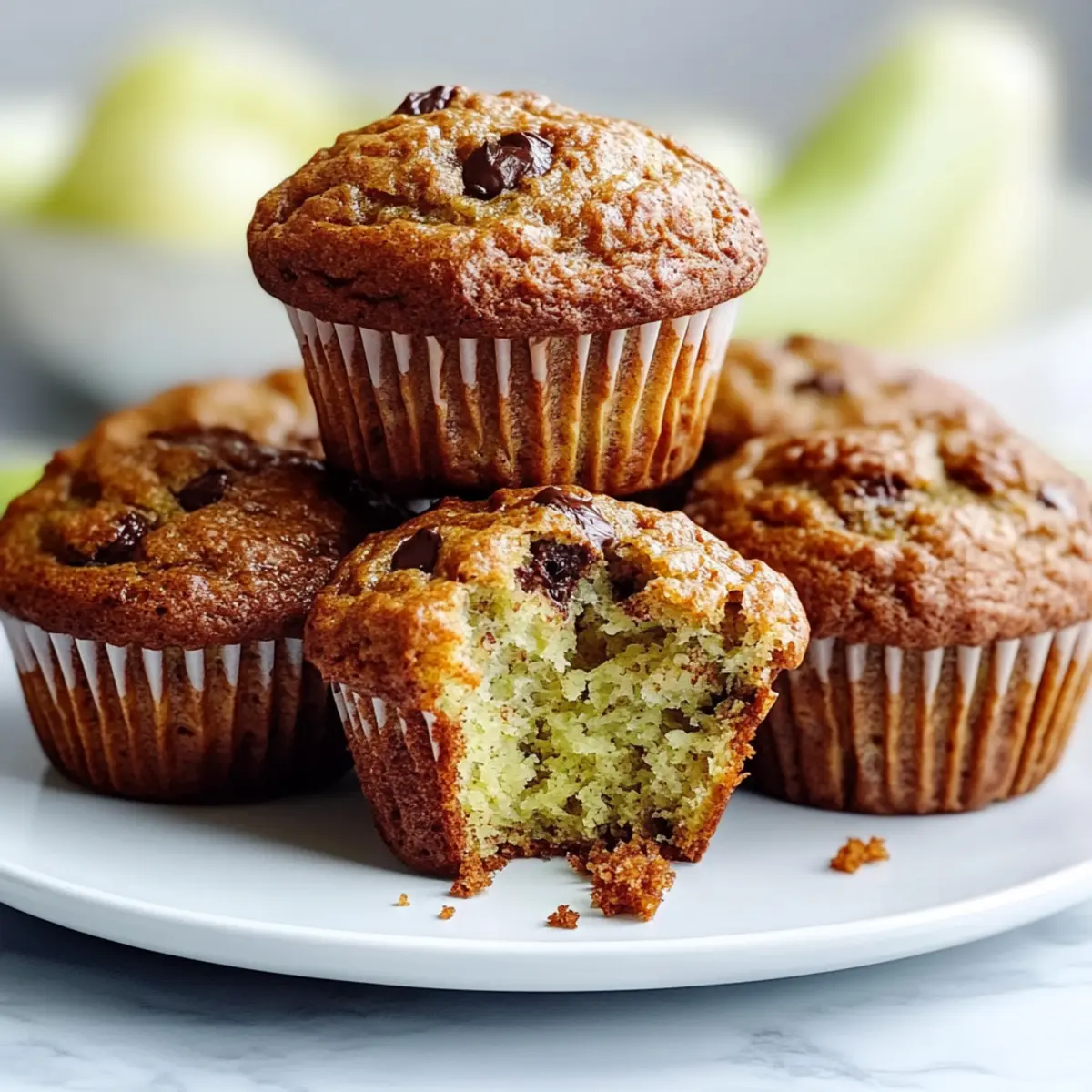 Zucchini bread muffins