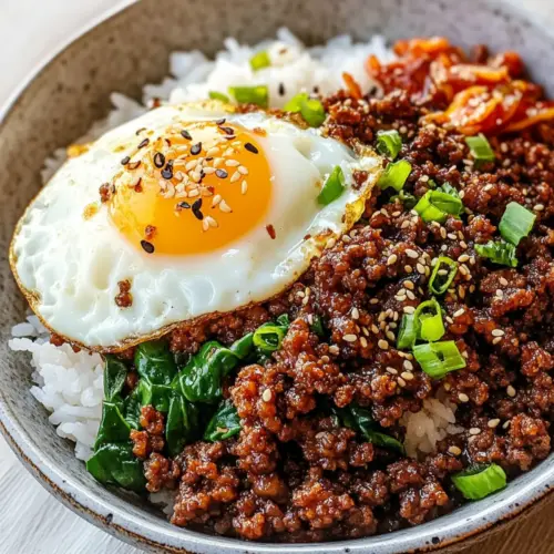 Korean Ground Beef Bowl