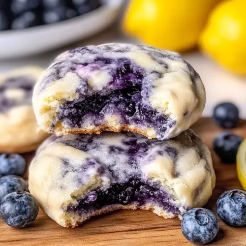 Lemon Blueberry Cheesecake Cookies
