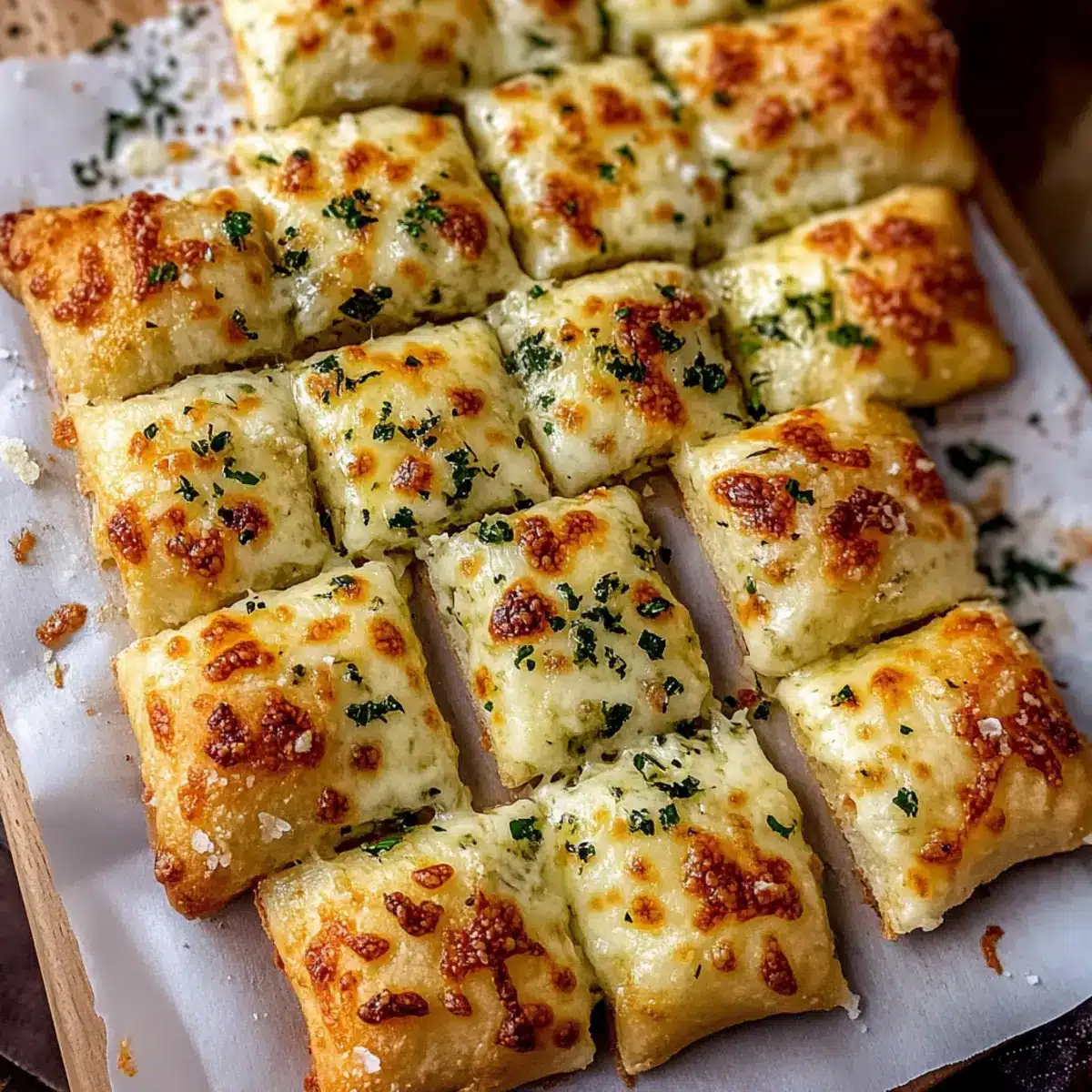 Cheesy Garlic Breadsticks