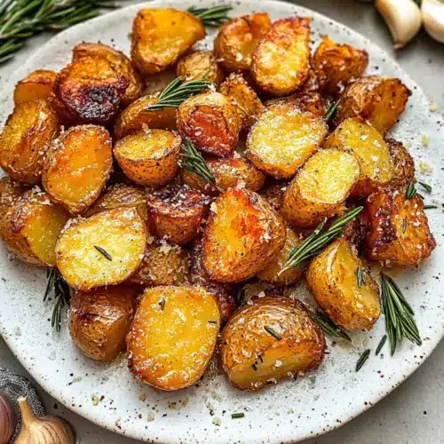 Crispy Roast Potatoes with Rosemary and Garlic