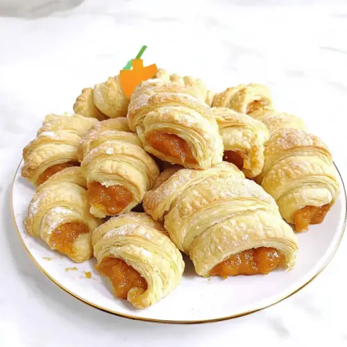 Mini Pumpkin Pie Crescent Rolls